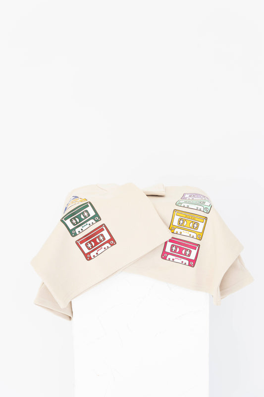 Cassette Graphic Knit Tee
